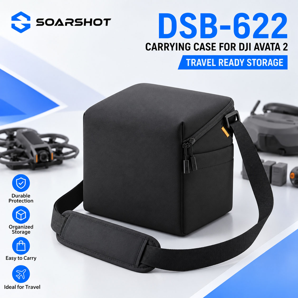 Drone Backpack - Borsa da Trasporto SOARSHOT per DJI