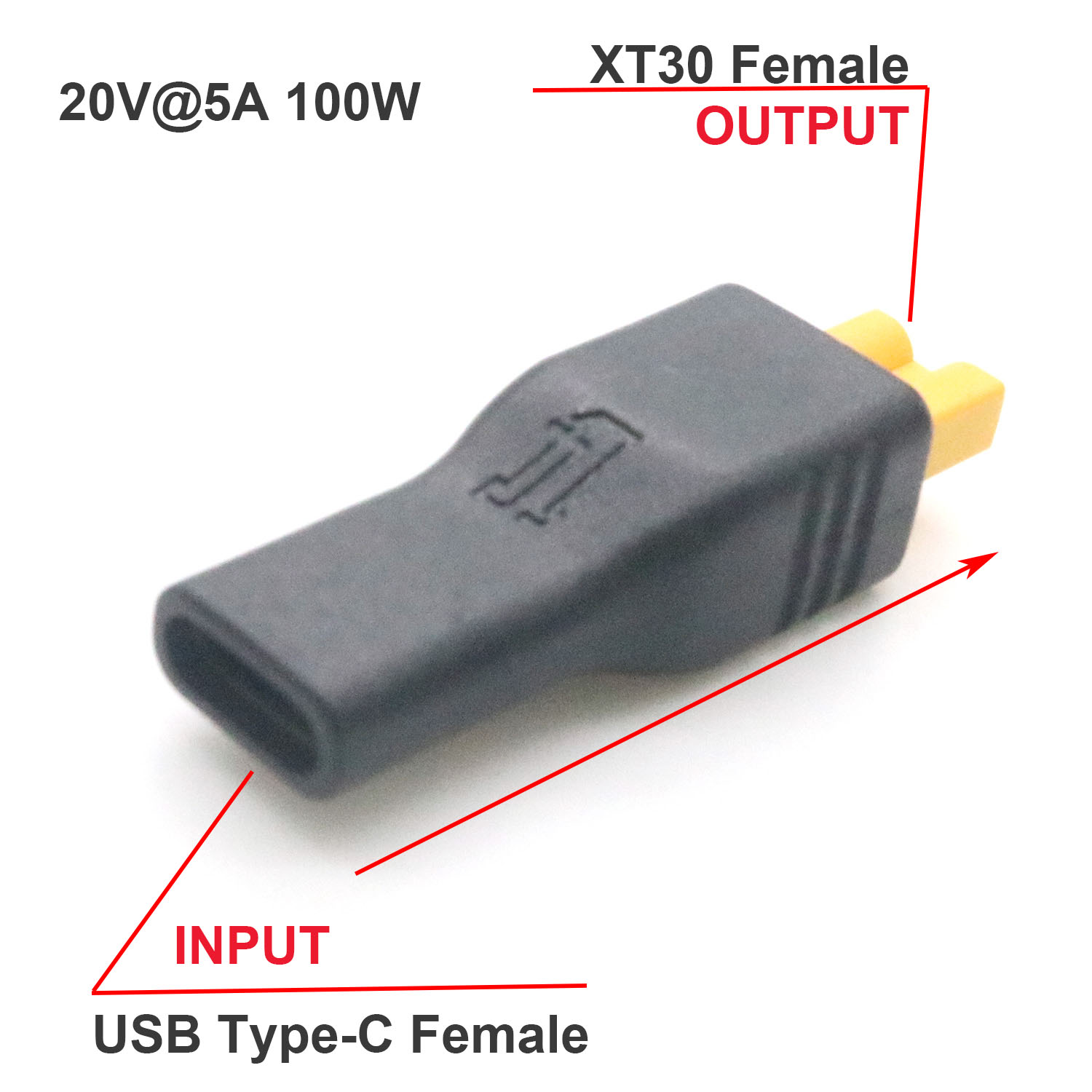 1pc USB Tipo C Ingresso Femmin - Drone Battery Adapter recensione e prezzo
